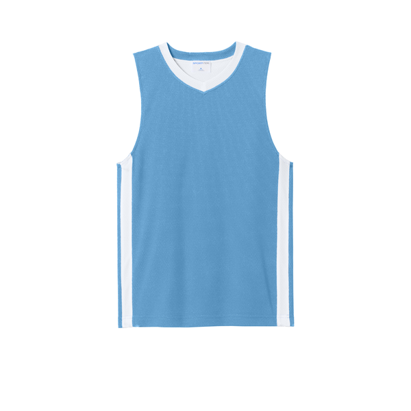 Sport-Tek® Rival Poly Closed-Hole Mesh Basketball Reversible Youth Jersey