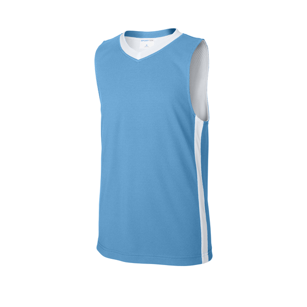 Sport-Tek® Rival Poly Closed-Hole Mesh Basketball Reversible Youth Jersey
