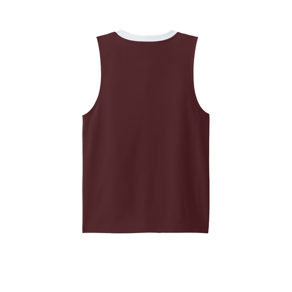 Sport-Tek® Rival Poly Closed-Hole Mesh Basketball Reversible Youth Jersey