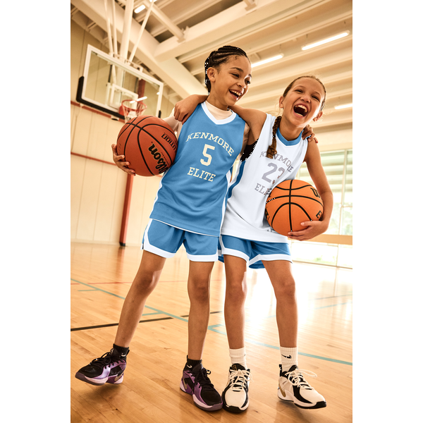 Sport-Tek® Rival Poly Closed-Hole Mesh Basketball Reversible Youth Jersey