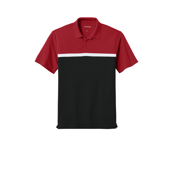Sport-Tek® UV Poly Micropique Colorblock Men's Polo