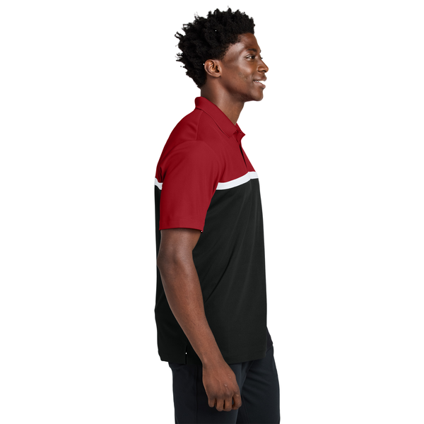 Sport-Tek® UV Poly Micropique Colorblock Men's Polo