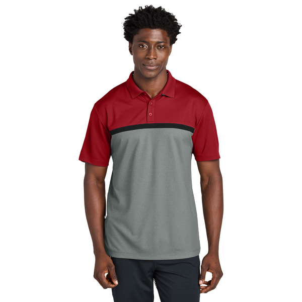 Sport-Tek® UV Poly Micropique Colorblock Men's Polo