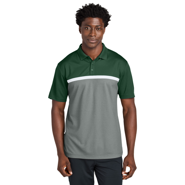 Sport-Tek® UV Poly Micropique Colorblock Men's Polo
