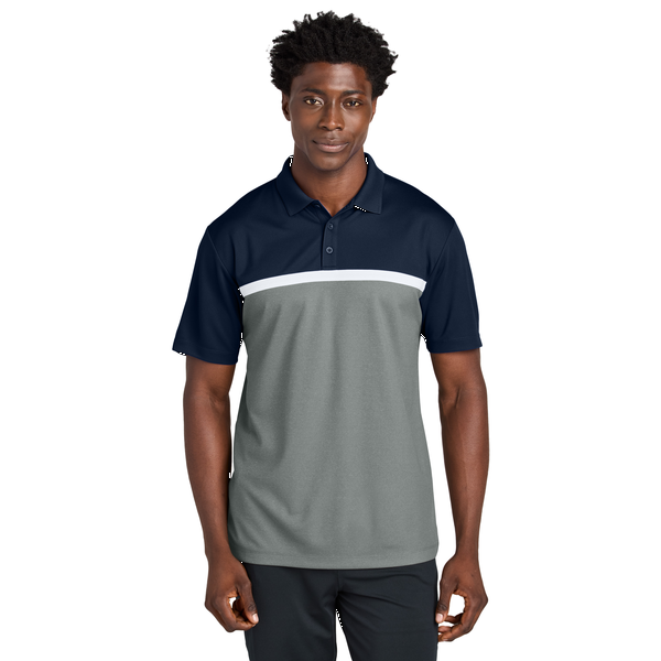 Sport-Tek® UV Poly Micropique Colorblock Men's Polo