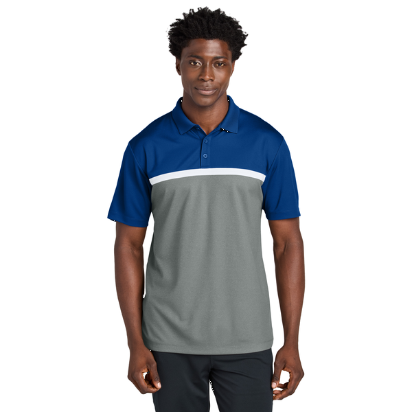 Sport-Tek® UV Poly Micropique Colorblock Men's Polo