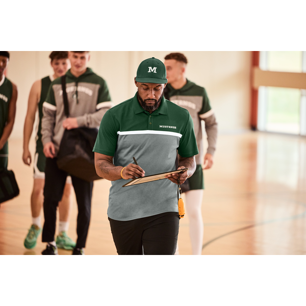 Sport-Tek® UV Poly Micropique Colorblock Men's Polo