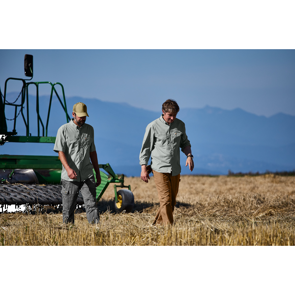 Carhartt® Force® Sun Defender™ Poly/Nylon Chambray Long Sleeve Men's Shirt