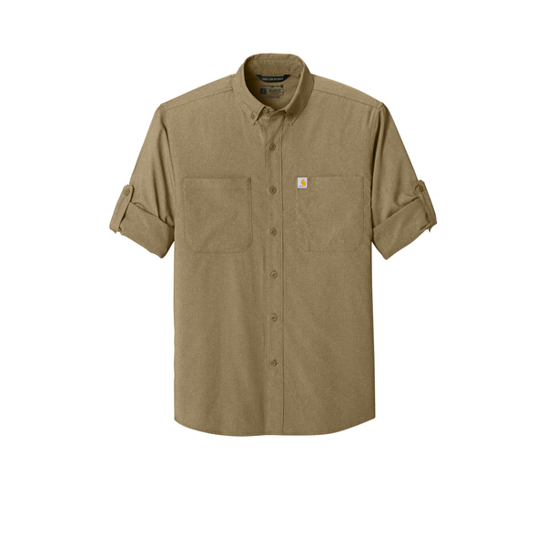 Carhartt® Force® Sun Defender™ Poly/Nylon Chambray Long Sleeve Men's Shirt