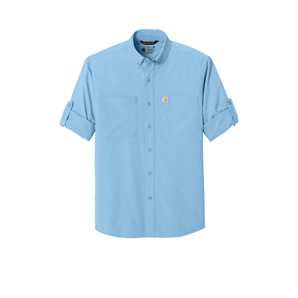 Carhartt® Force® Sun Defender™ Poly/Nylon Chambray Long Sleeve Men's Shirt