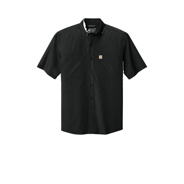 Carhartt® Force® Sun Defender™ Poly/Nylon Chambray Short Sleeve Men's Shirt