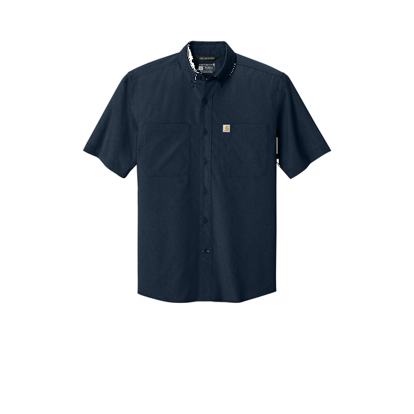 Carhartt® Force® Sun Defender™ Poly/Nylon Chambray Short Sleeve Men's Shirt