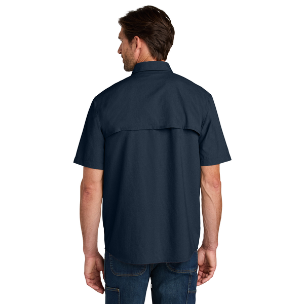Carhartt® Force® Sun Defender™ Poly/Nylon Chambray Short Sleeve Men's Shirt