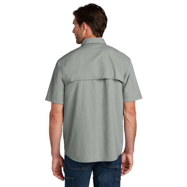 Carhartt® Force® Sun Defender™ Poly/Nylon Chambray Short Sleeve Men's Shirt