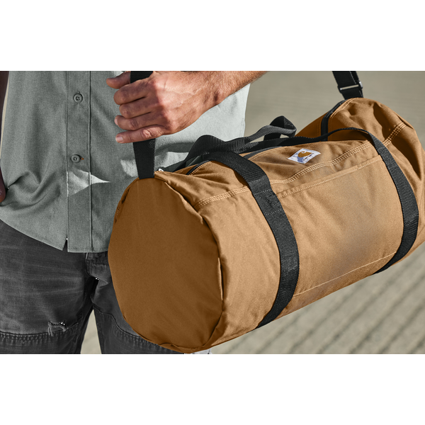 Carhartt® Canvas Polyester Packable Duffel w/ Pouch