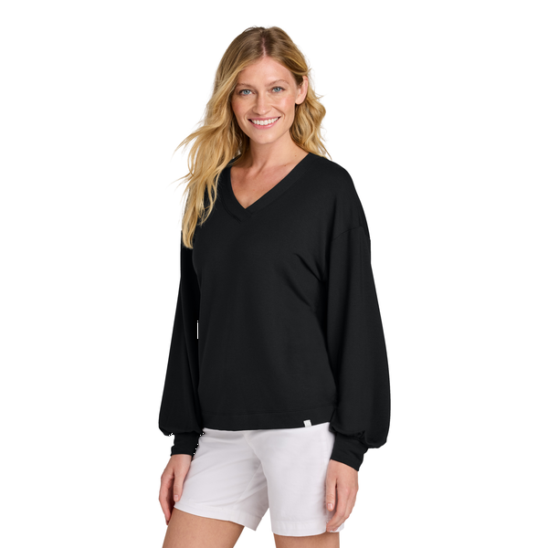TravisMathew® Long Weekend Tri-Blend Ladies' V-Neck
