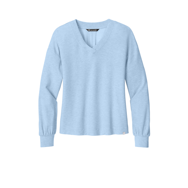 TravisMathew® Long Weekend Tri-Blend Ladies' V-Neck