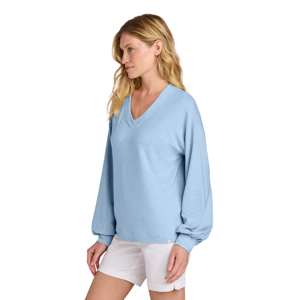 TravisMathew® Long Weekend Tri-Blend Ladies' V-Neck