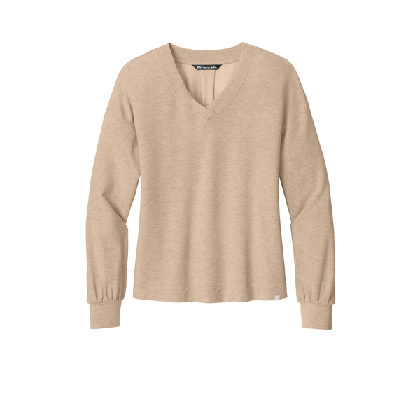 TravisMathew® Long Weekend Tri-Blend Ladies' V-Neck