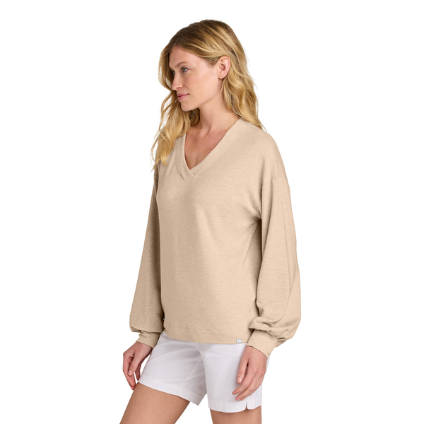 TravisMathew® Long Weekend Tri-Blend Ladies' V-Neck