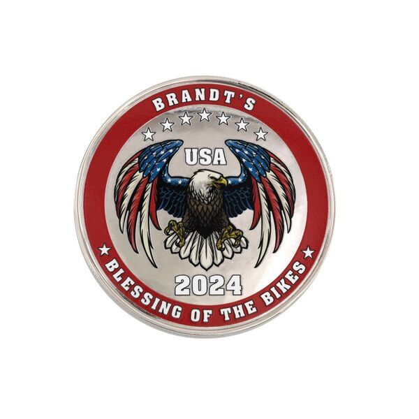 Speed Challenge Coin Edge w/ 3D Texture Print, 2"