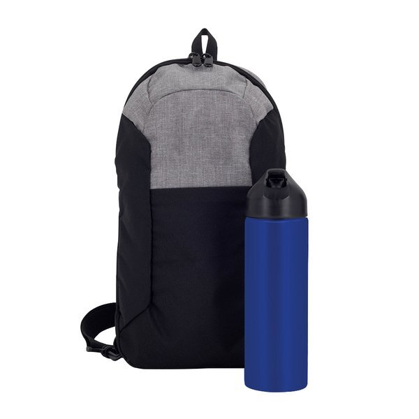 Pac-It Ready Sling Bag & Water Bottle Gift Set