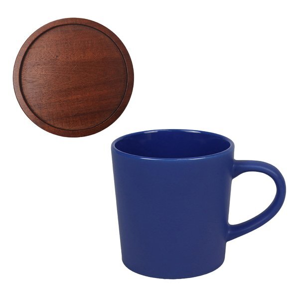 Little Rock Ceramic with Wood Lid, 16 oz.