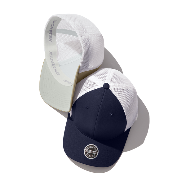 Sport-Tek® Stretch-Tek Structured Mesh Back Cap