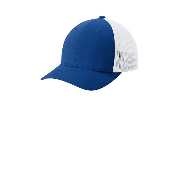 Sport-Tek® Stretch-Tek Structured Mesh Back Cap
