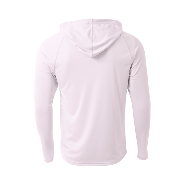 A4® Cooling Performance Poly Long Sleeve Hooded Unisex Tee