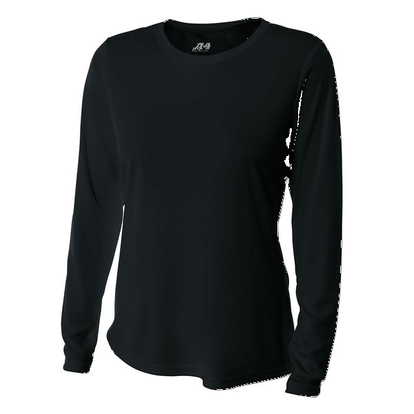 A4® Cooling Performance Poly Long Sleeve Ladies' Tee