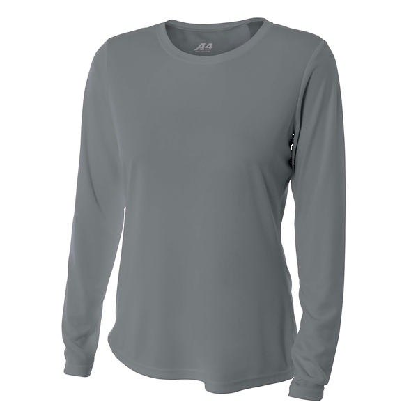 A4® Cooling Performance Poly Long Sleeve Ladies' Tee