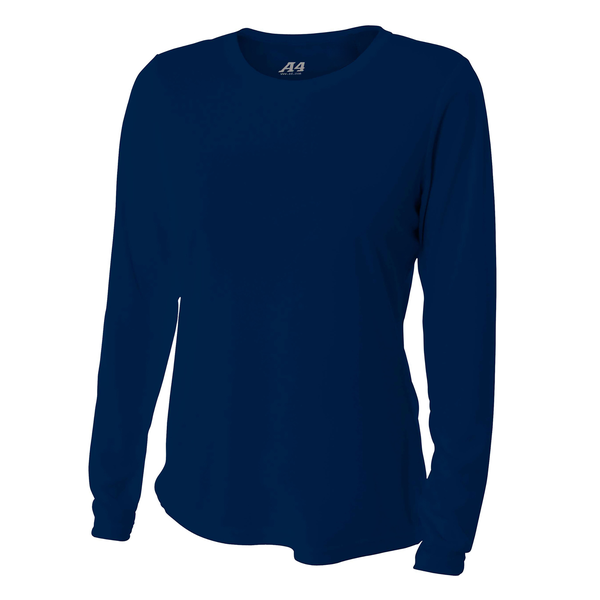 A4® Cooling Performance Poly Long Sleeve Ladies' Tee