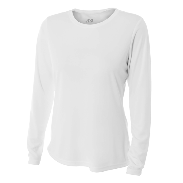 A4® Cooling Performance Poly Long Sleeve Ladies' Tee