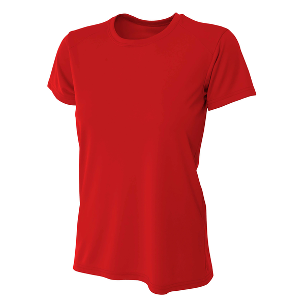 A4® Cooling Performance Poly Short Sleeve Ladies' Tee