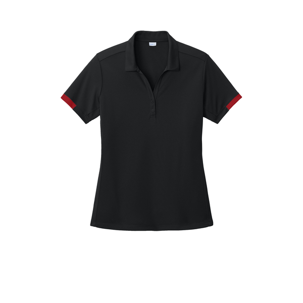 Sport-Tek® Club Colorblock Recycled Poly Ladies' Polo