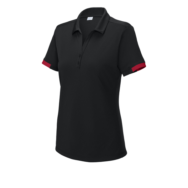 Sport-Tek® Club Colorblock Recycled Poly Ladies' Polo