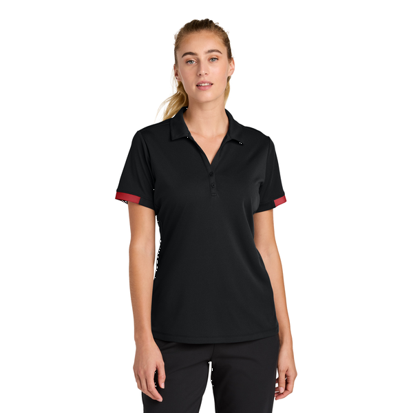 Sport-Tek® Club Colorblock Recycled Poly Ladies' Polo