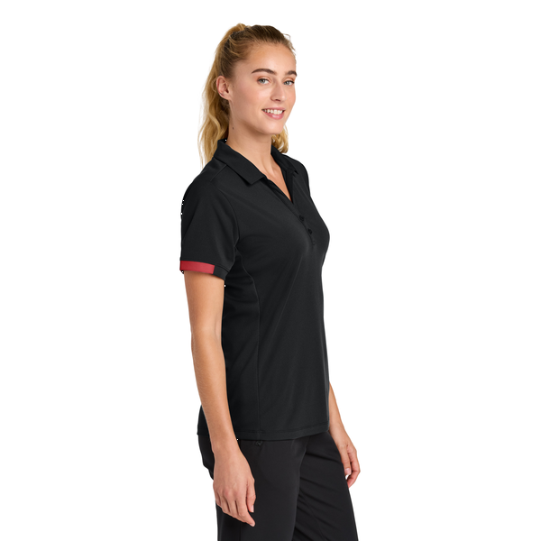 Sport-Tek® Club Colorblock Recycled Poly Ladies' Polo