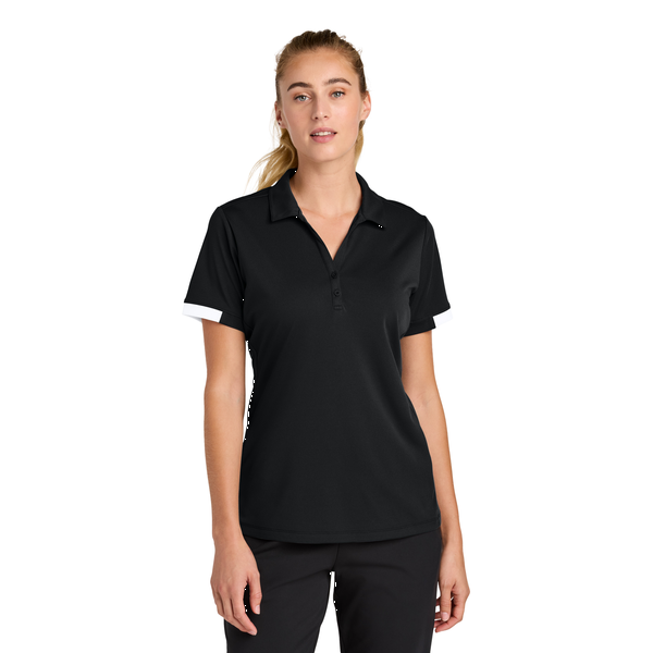 Sport-Tek® Club Colorblock Recycled Poly Ladies' Polo
