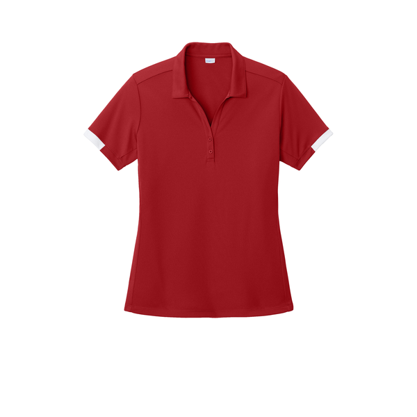 Sport-Tek® Club Colorblock Recycled Poly Ladies' Polo