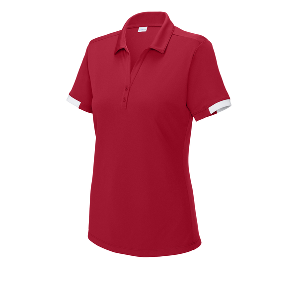 Sport-Tek® Club Colorblock Recycled Poly Ladies' Polo