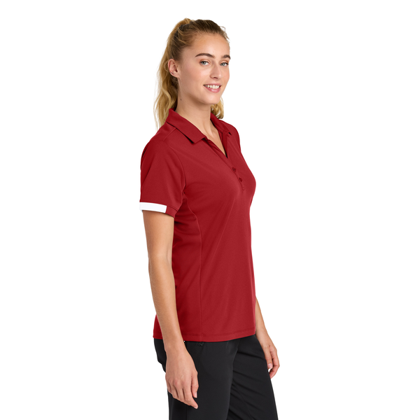 Sport-Tek® Club Colorblock Recycled Poly Ladies' Polo