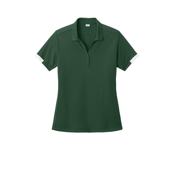 Sport-Tek® Club Colorblock Recycled Poly Ladies' Polo