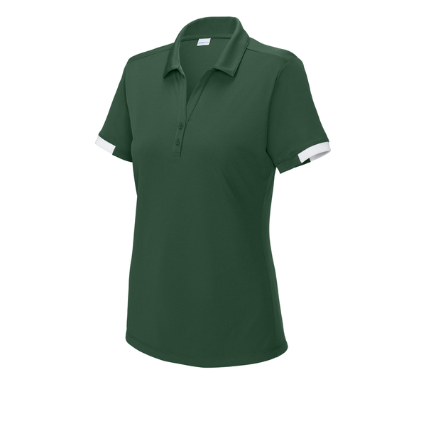 Sport-Tek® Club Colorblock Recycled Poly Ladies' Polo