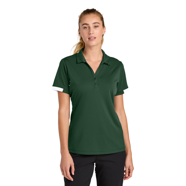Sport-Tek® Club Colorblock Recycled Poly Ladies' Polo