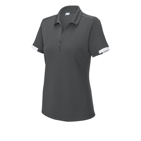 Sport-Tek® Club Colorblock Recycled Poly Ladies' Polo