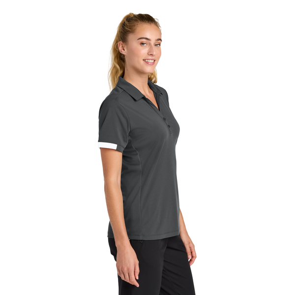 Sport-Tek® Club Colorblock Recycled Poly Ladies' Polo