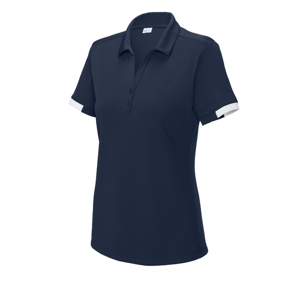 Sport-Tek® Club Colorblock Recycled Poly Ladies' Polo