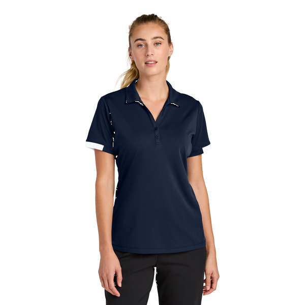 Sport-Tek® Club Colorblock Recycled Poly Ladies' Polo